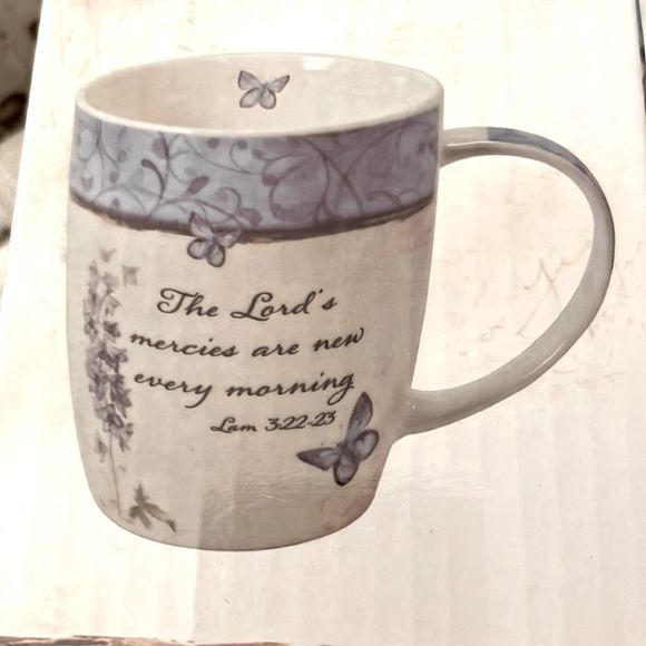 christian Arts Other - Christian Art Gifts Lg Coffee Mug The Lord’s Mercies Are New Every Morning